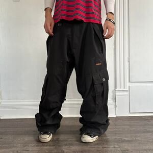 Vintage Y2K Sessions Star Snowboard Goretex Baggy Cargo Snowboard Ski Snow Pant